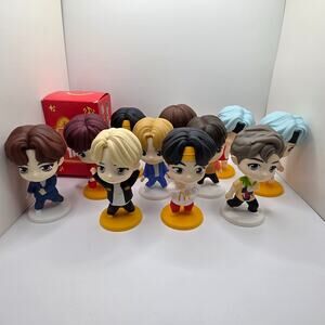 TinyTan x BTS McDonalds Collectibles Lot 11 figures 1 McDonalds Box